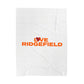 Love Ridgefield Velveteen Plush Blanket