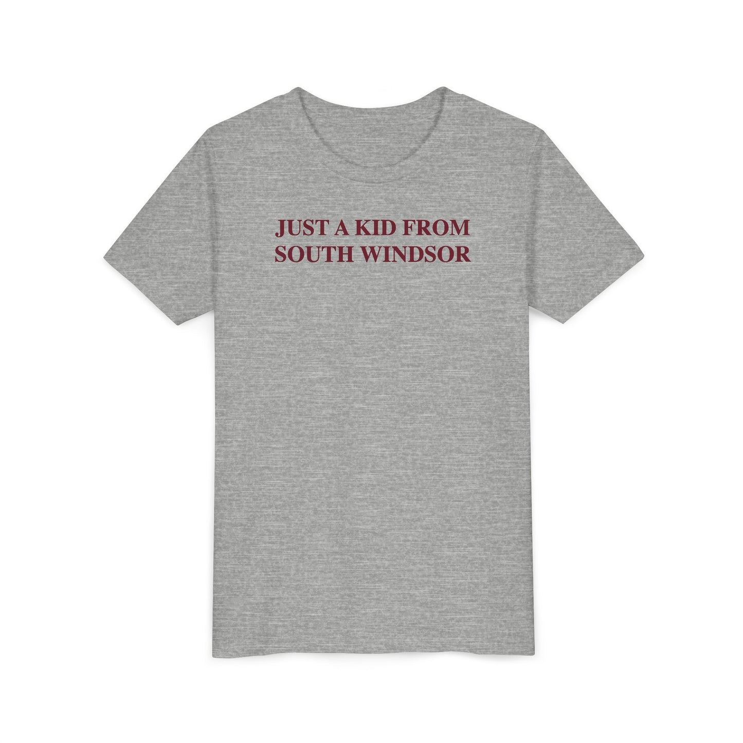 Just a kid from South Windsor Youth Short Sleeve T-Shirt