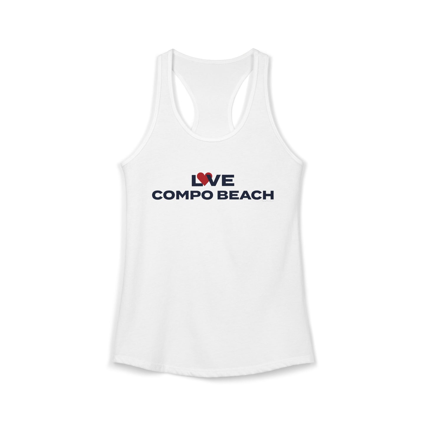 Love Compo Beach Women's Ideal Racerback Tank Top