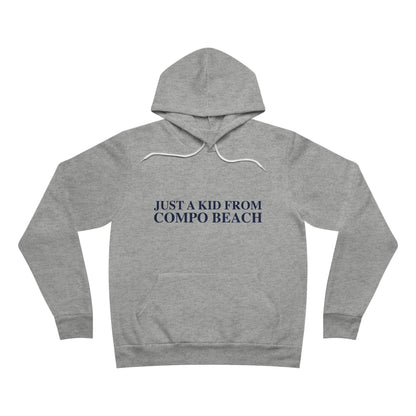 Just a kid from Compo Beach Unisex Sponge Fleece Pullover Hoodie Sweatshirt