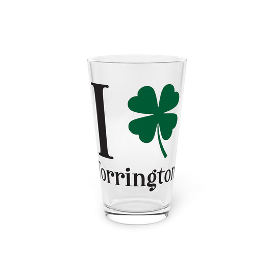 I Clover Torrington Pint Glass, 16oz