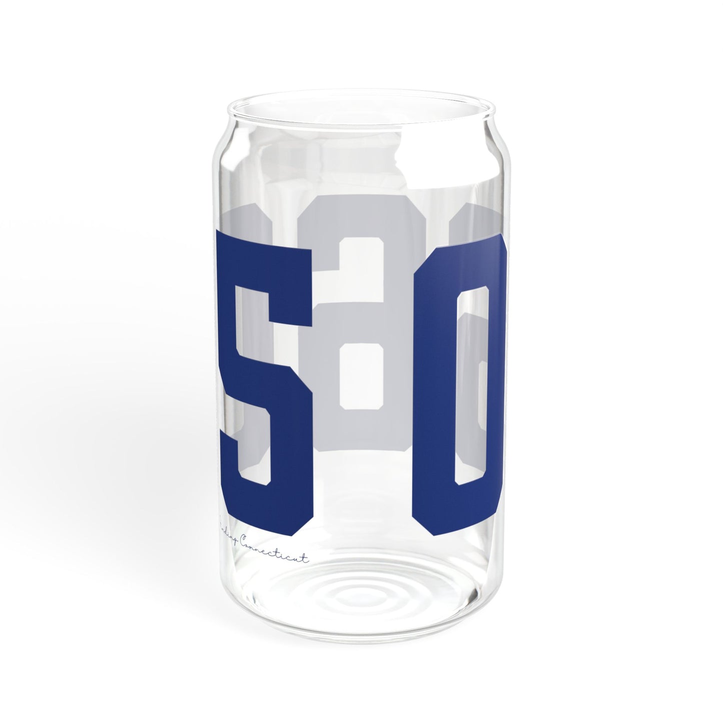 06605 Bridgeport Connecticut Zip Code Sipper Glass, 16oz