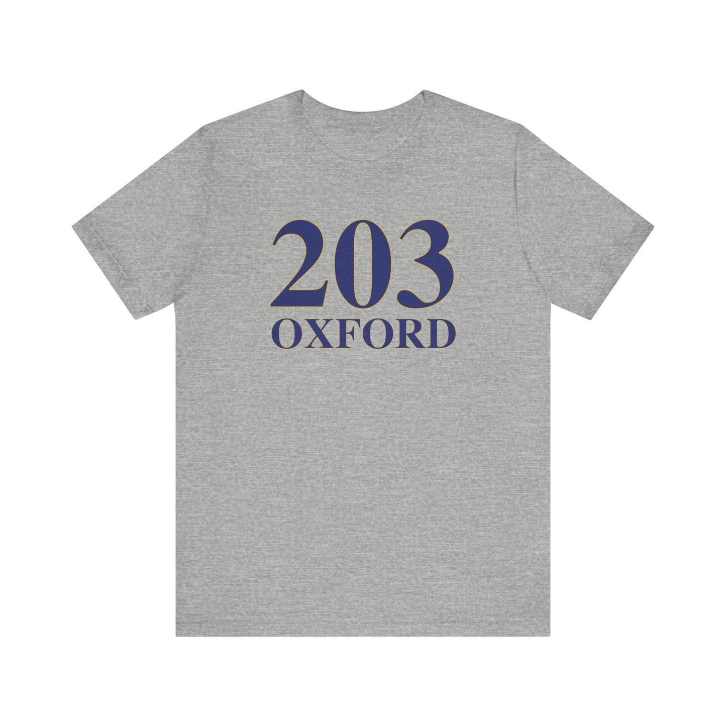203 Oxford Unisex Jersey Short Sleeve T-Shirt