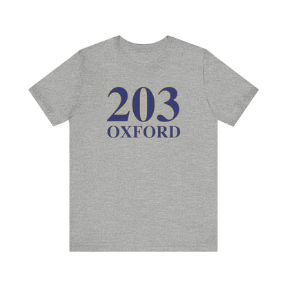 203 Oxford Unisex Jersey Short Sleeve T-Shirt