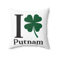 I Clover Putnam Spun Polyester Square Pillow