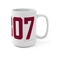 06807 - Greenwich Connecticut Zip Code Mug 15oz