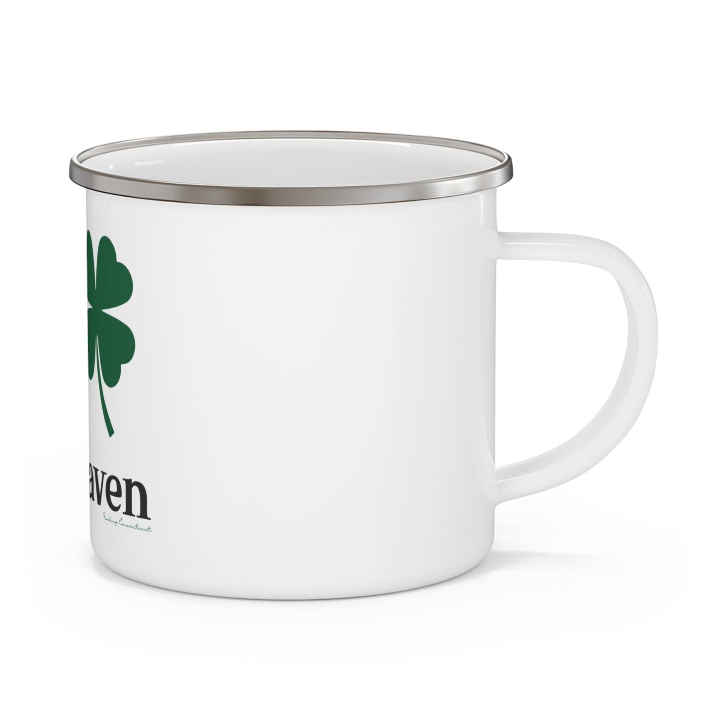 I Clover East Haven Enamel Camping Mug