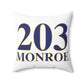 203 Monroe Spun Polyester Square Pillow