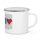 Newtown Love Enamel Camping Mug