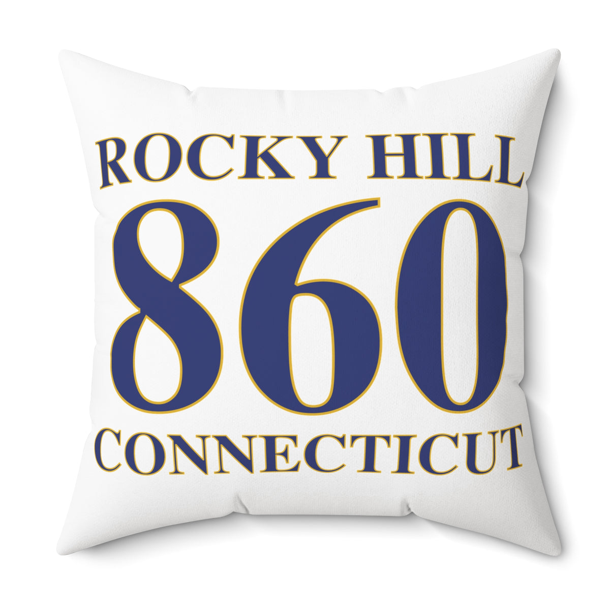Rocky Hill 860 Connecticut Polyester Square Pillow