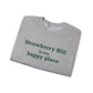 Strawberry Hill is my happy place Unisex Heavy Blend™ Crewneck Sweatshirt