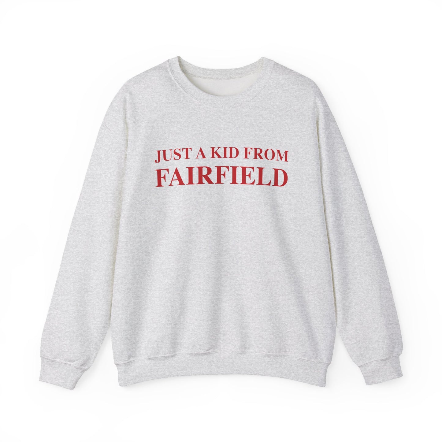 Just a kid from Fairfield Unisex Heavy Blend™ Crewneck Sweatshirt