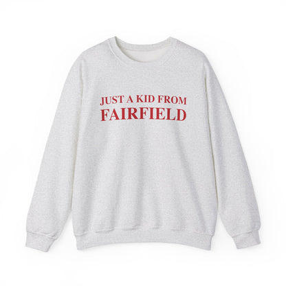 Just a kid from Fairfield Unisex Heavy Blend™ Crewneck Sweatshirt