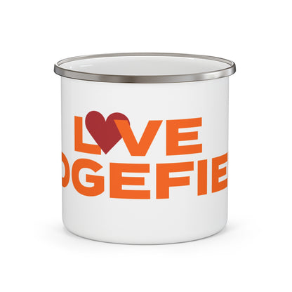Love Ridgefield Enamel Camping Mug