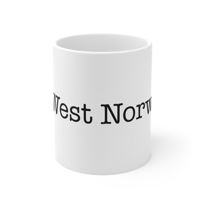 I Heart West Norwalk. Mug 11oz