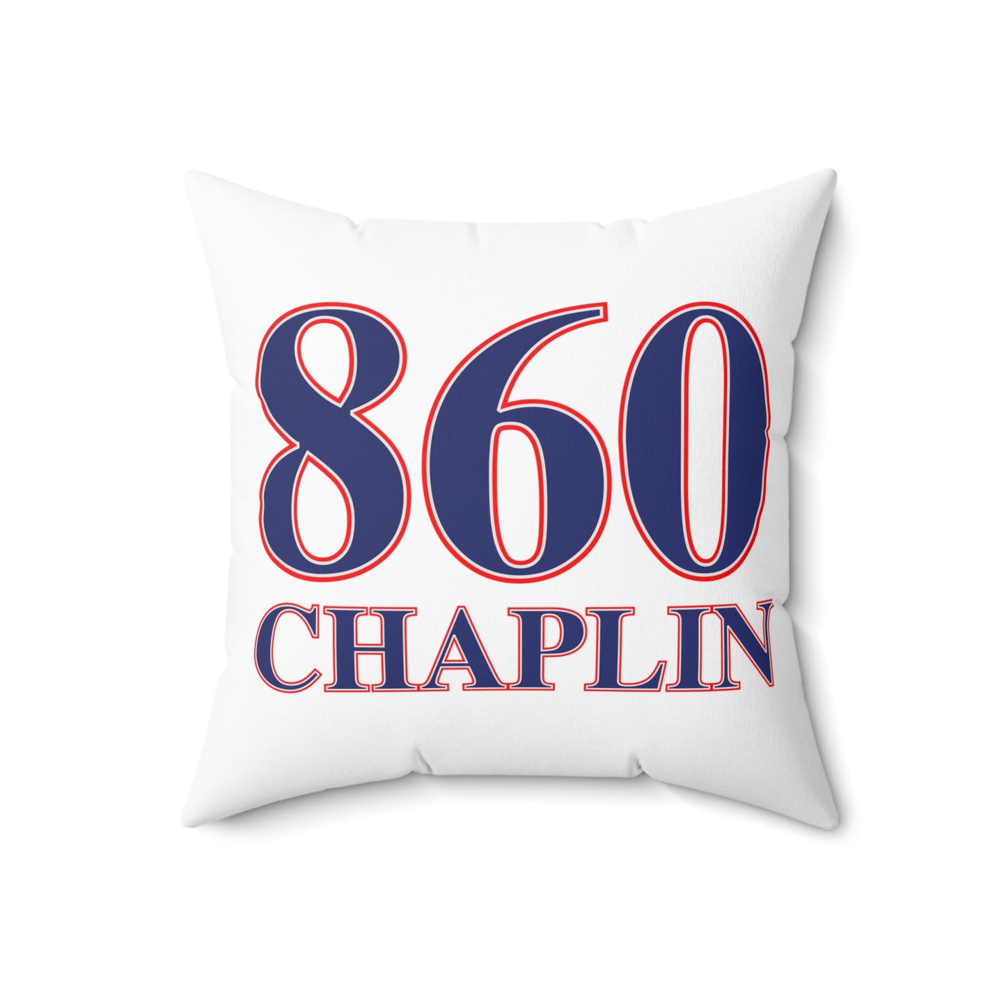 860 Chaplin Red, White & Blue Spun Polyester Square Pillow