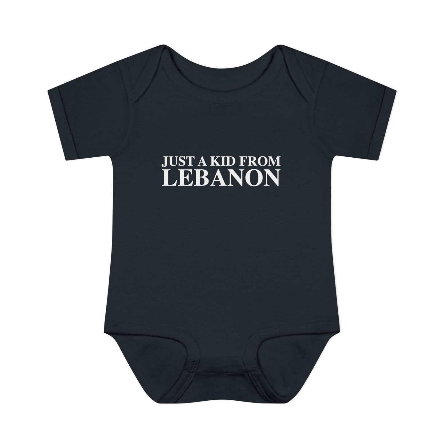Just a kid from Lebanon Infant Baby Rib Bodysuit