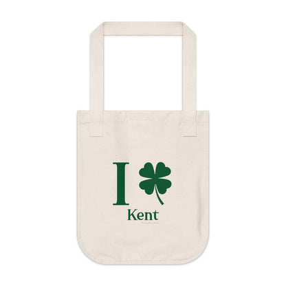 I Clover Kent Organic Canvas Tote Bag