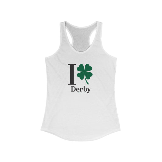 I Clover Derby Women's Ideal Racerback Tank Top