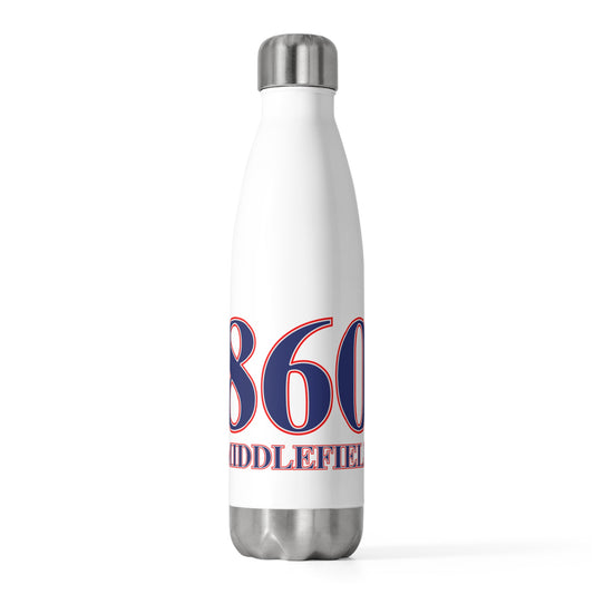 860 Middlefield Red, White & Blue 20oz Insulated Bottle