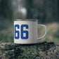 06066 Vernon Connecticut Zip Code Enamel Camping Mug
