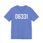 06331 Canterbury CT Zip Code Unisex Jersey Short Sleeve T-Shirt