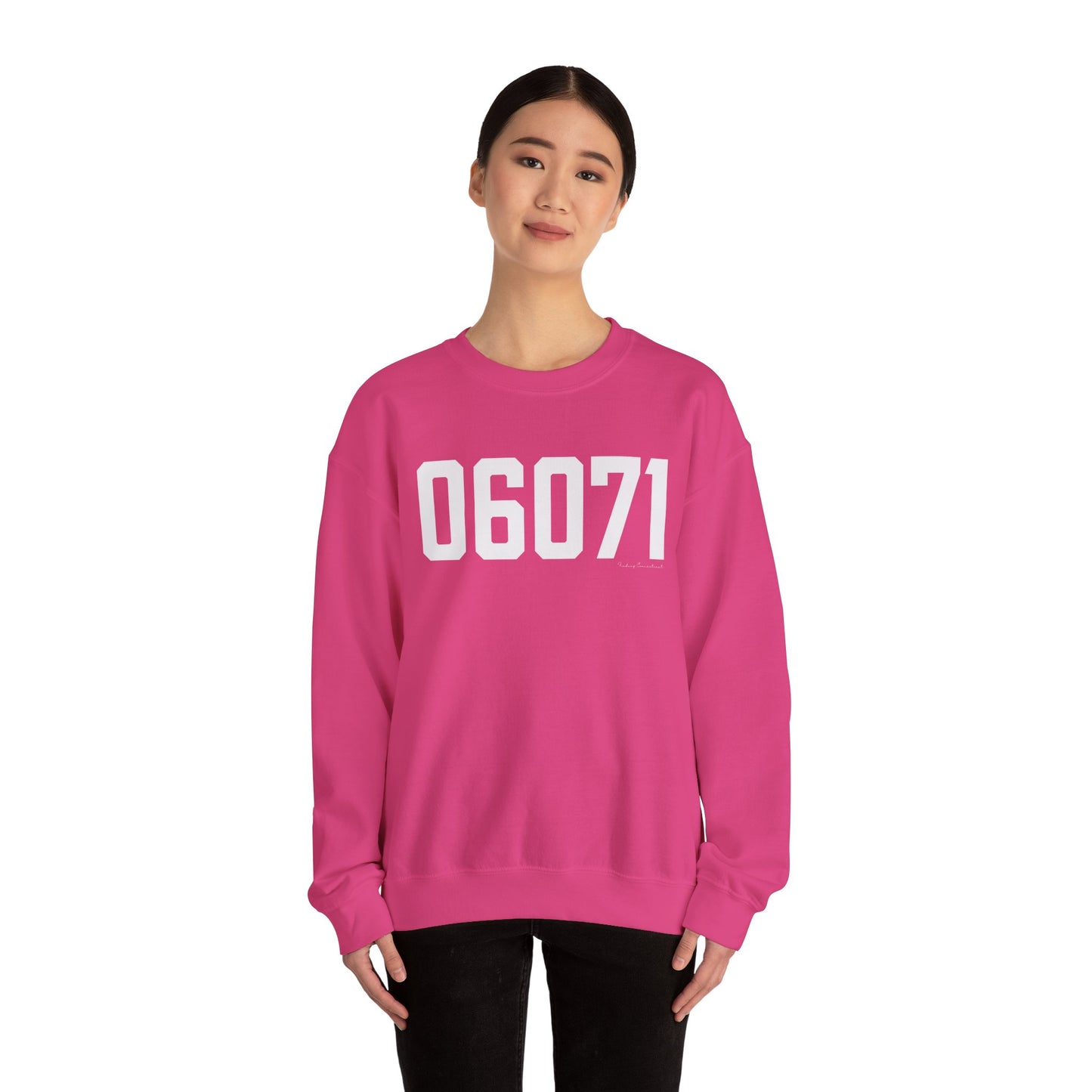 06071 Somers CT Zip Code Unisex Heavy Blend™ Crewneck Sweatshirt