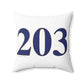 203 Spun Polyester Square Pillow