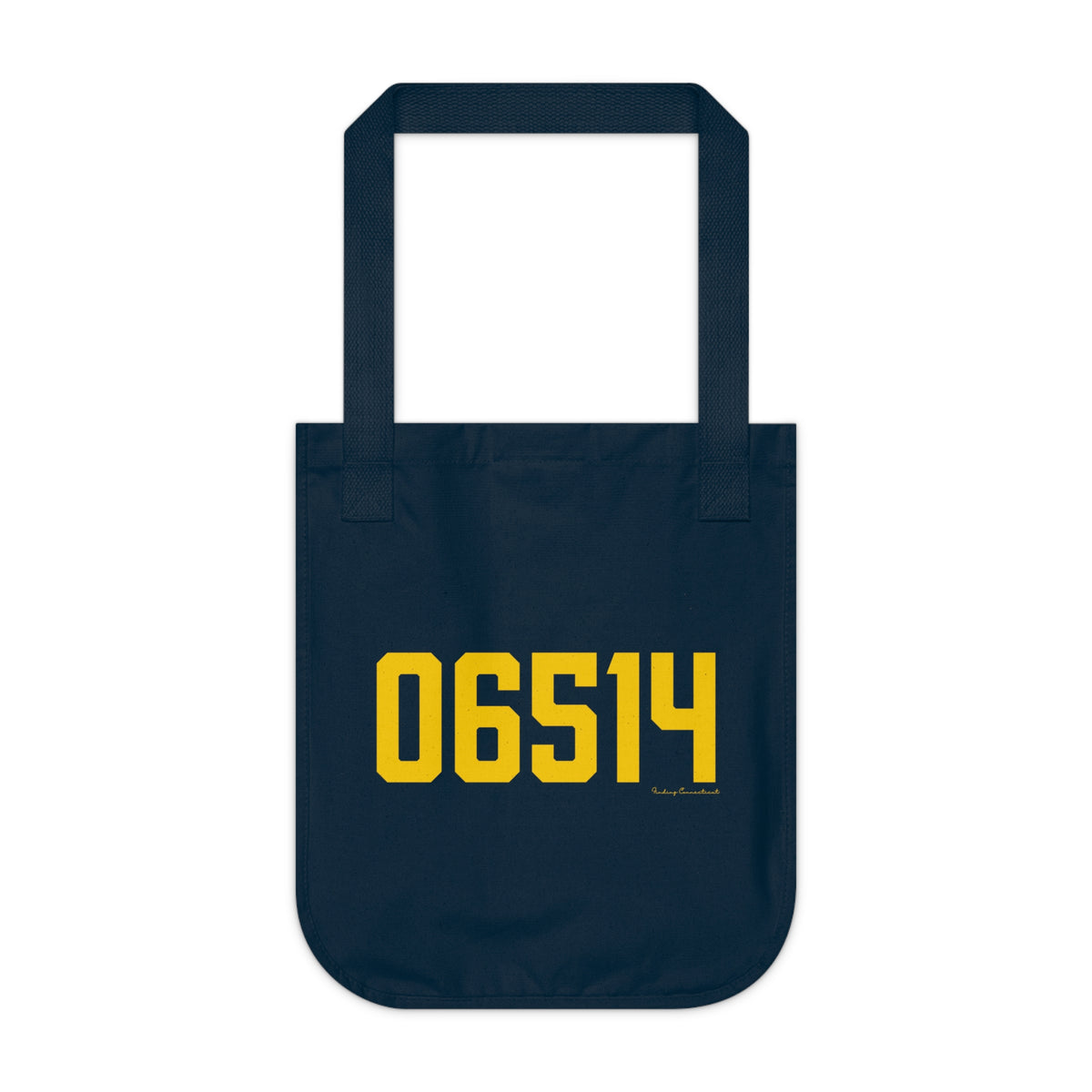 06514 Hamden Connecticut Zip Code Organic Canvas Tote Bag