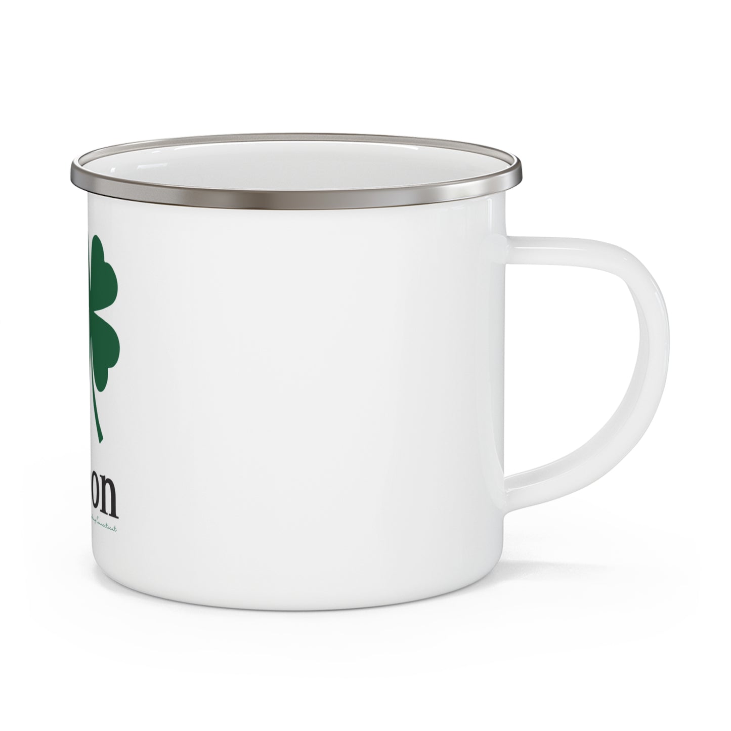 I Clover Hebron Enamel Camping Mug