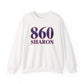 860 Sharon Red White & Blue Unisex Heavy Blend™ Crewneck Sweatshirt