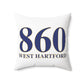 860 West Hartford Polyester Square Pillow