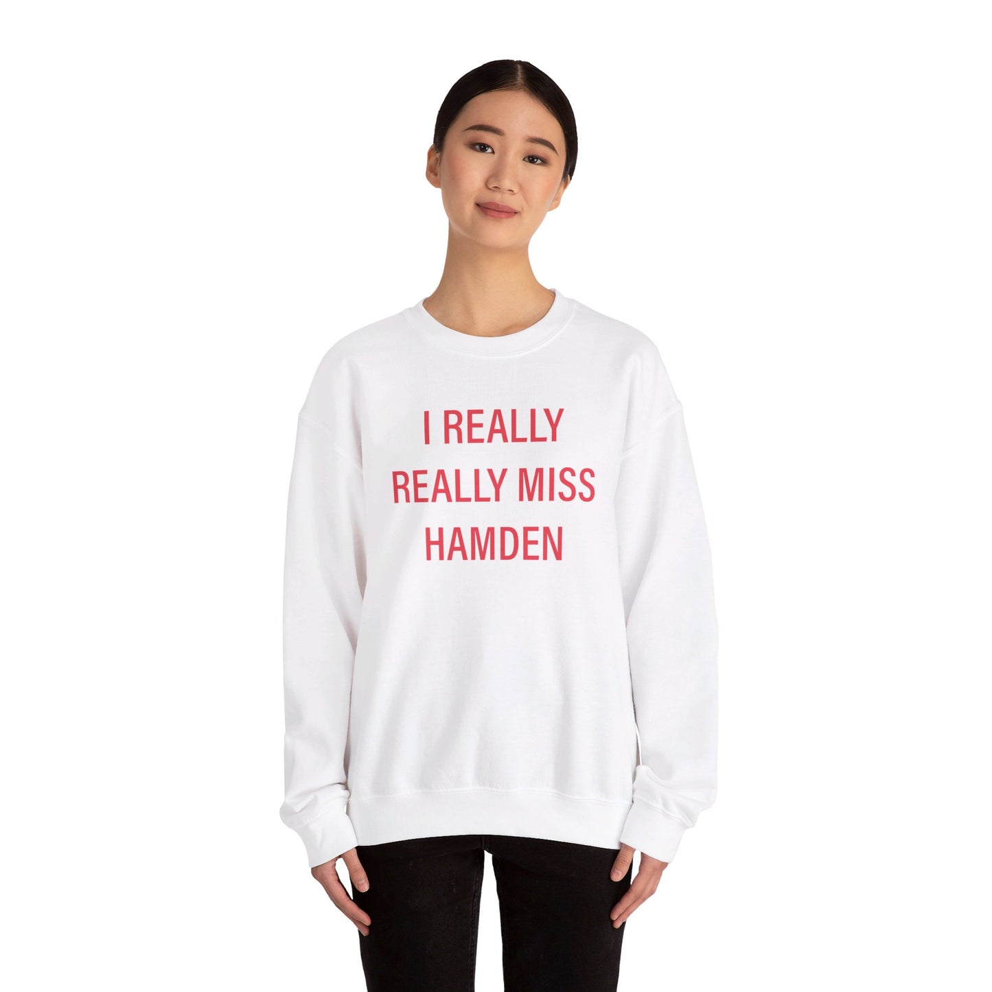 I Really Really Miss Hamden Unisex Heavy Blend™ Crewneck Sweatshirt