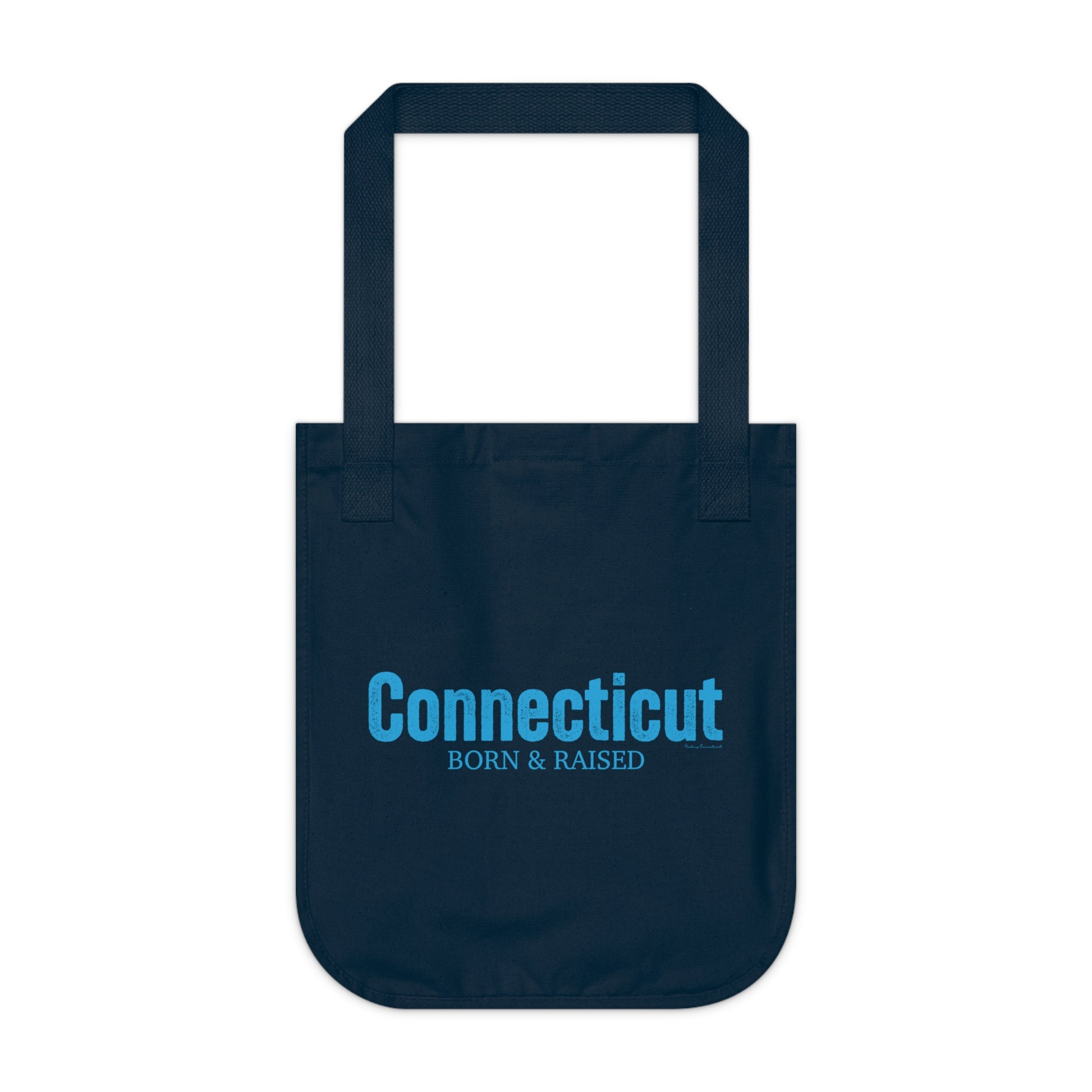 Connecticut born & raised tote bag 