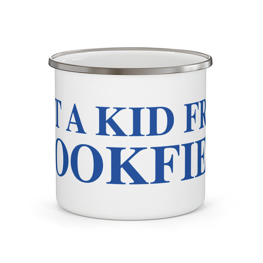 Just a kid from Brookfield Enamel Camping Mug