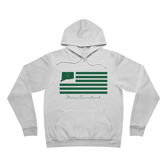 Sharon Connecticut St. Patrick’s Day Flag Unisex Sponge Fleece Pullover Hoodie