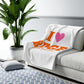 I Heart RDGF Sherpa Fleece Blanket