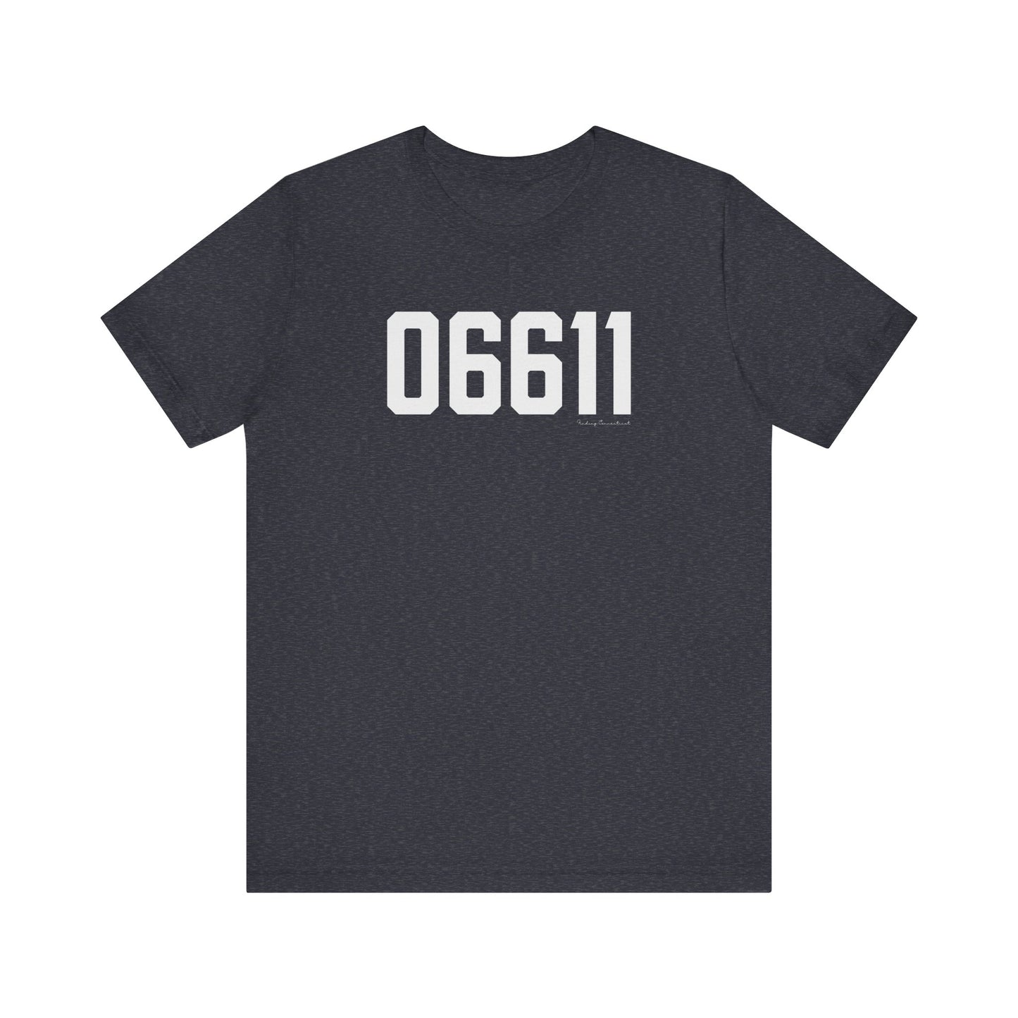 06611 Trumbull CT Zip Code Unisex Jersey Short Sleeve T-Shirt