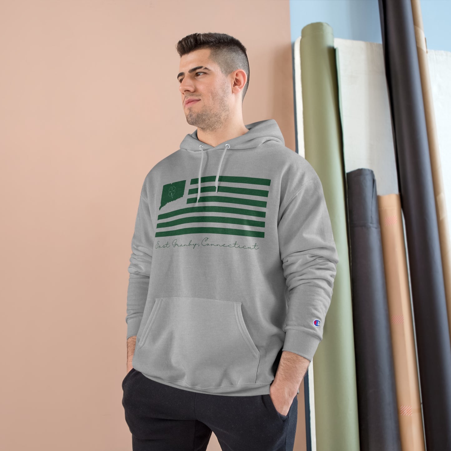 East Granby Connecticut St. Patrick’s Day Flag Champion Hoodie