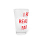 I Really Really Miss Fairfield Pint Glass, 16oz