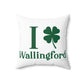 I Clover Wallingford Spun Polyester Square Pillow
