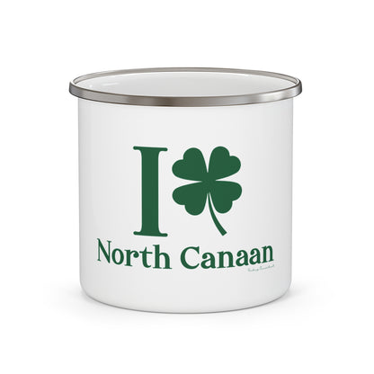 I Clover North Canaan Enamel Camping Mug