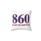 860 East Hampton Red, White & Blue Spun Polyester Square Pillow