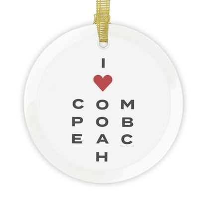 Compo Beach Vision Glass Ornaments