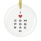 Compo Beach Vision Glass Ornaments
