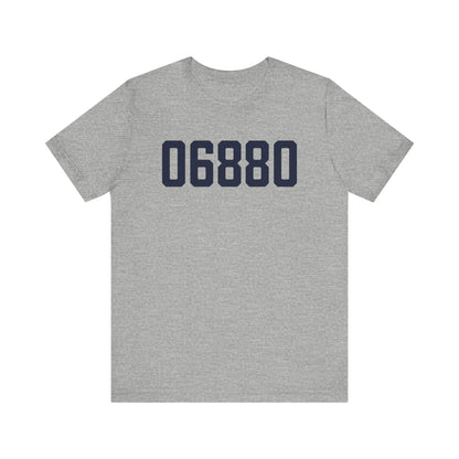 06880 Westport Connecticut Zip Code Unisex Jersey Short Sleeve T-Shirt