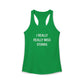 I Really Really Miss Storrs Women's Ideal Racerback Tank Top