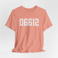 06612 Easton CT Zip Code Unisex Jersey Short Sleeve T-Shirt
