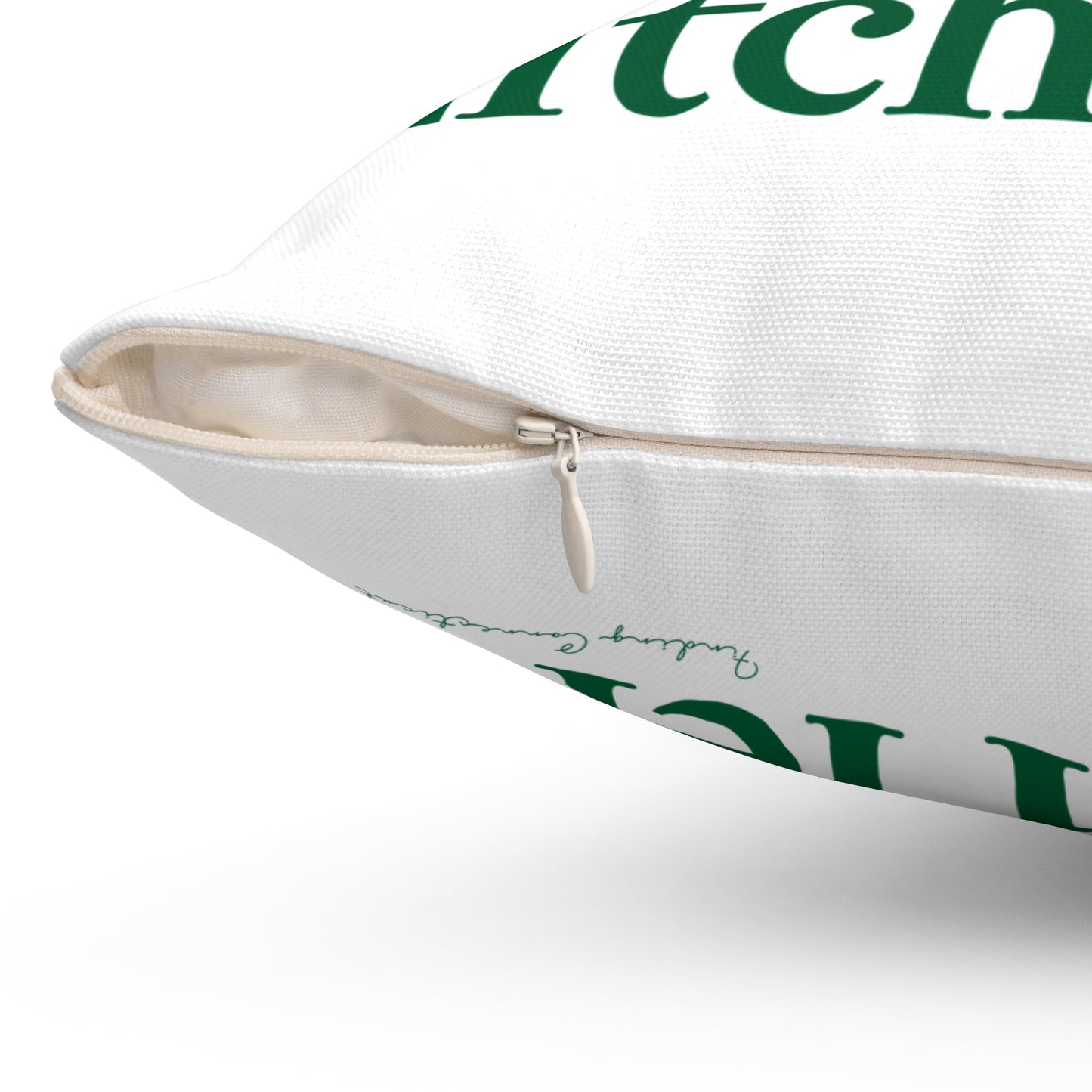 I Clover Litchfield Spun Polyester Square Pillow