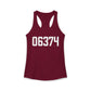 06374 Plainfield CT Zip Code Women's Ideal Racerback Tank Top